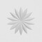 Ekena Millwork Standard Sedgwick Flower Rosette With Square Edge, 5"W x 5"H x 1/2"P ROSP050X050X050SDG09 - alternate 4